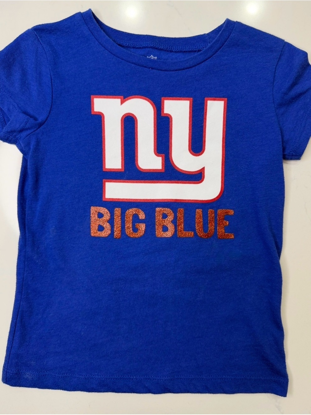NFL New York Giants Big Blue T-Shirt 4T